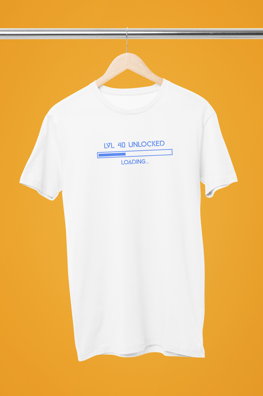 40 års fødselsdag hvid T-shirt