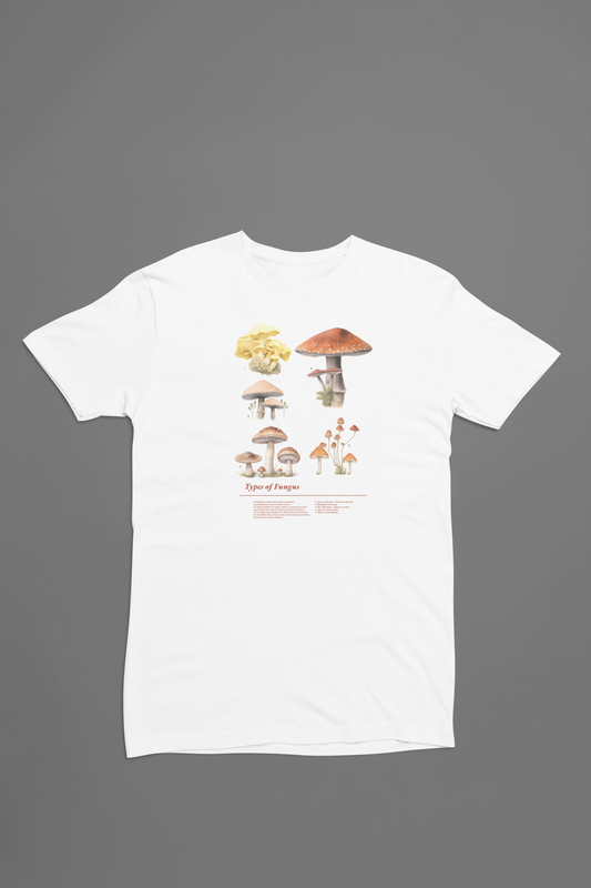 Svampe - hvid T-shirt