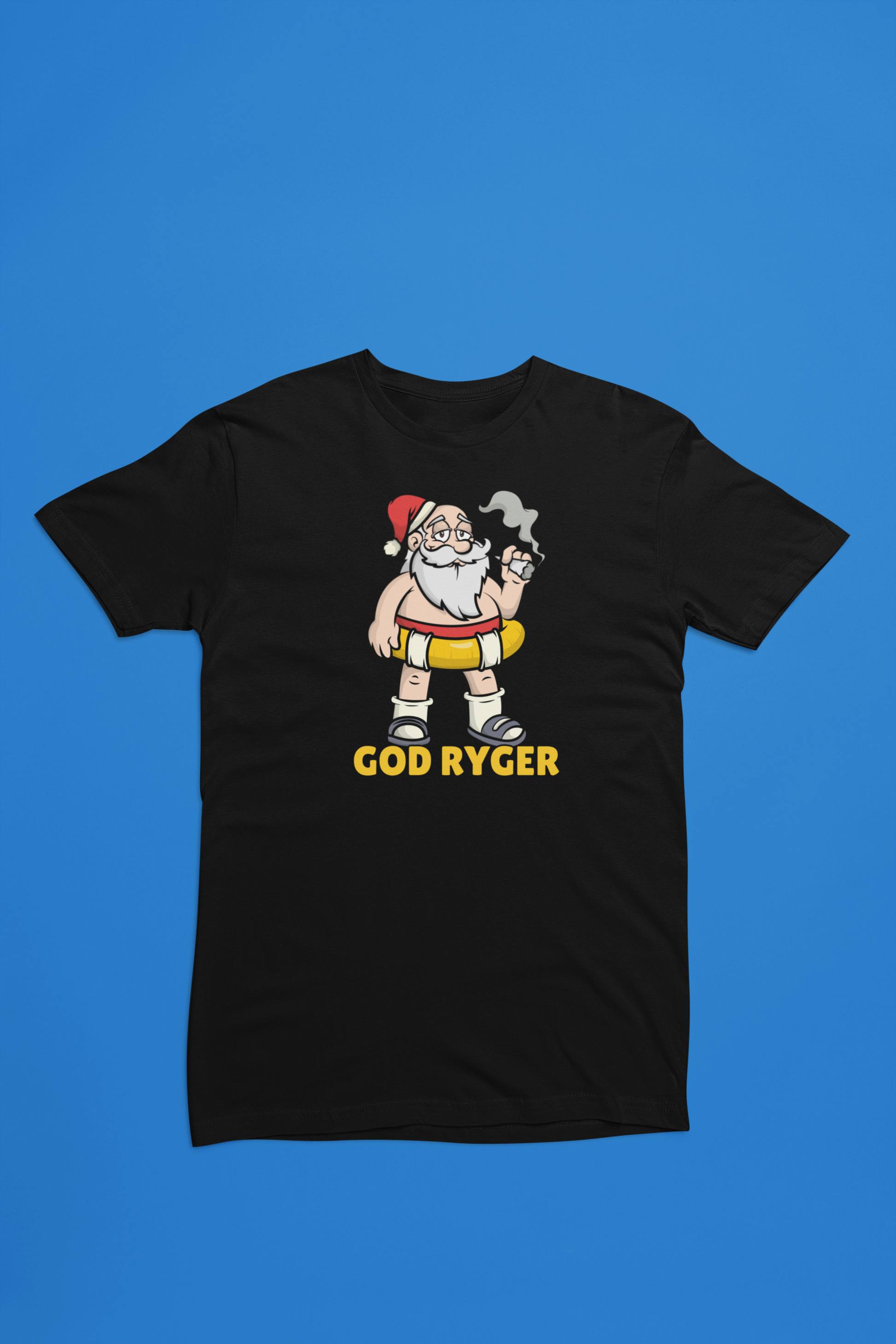 God ryger sort t-shirt