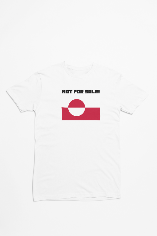 Grønland Not For Sale hvid T-shirt
