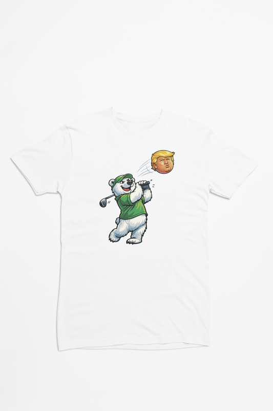 Golf Trump hvid T-shirt