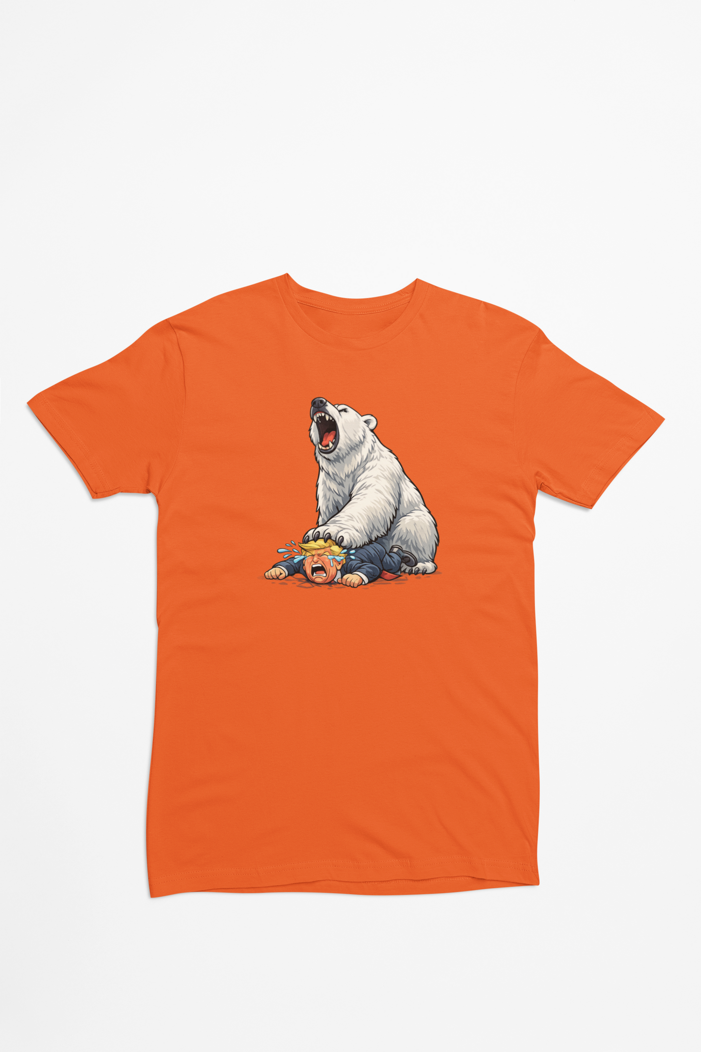 Anti-Trump Grønland - T-shirt - Coolshirts.dk