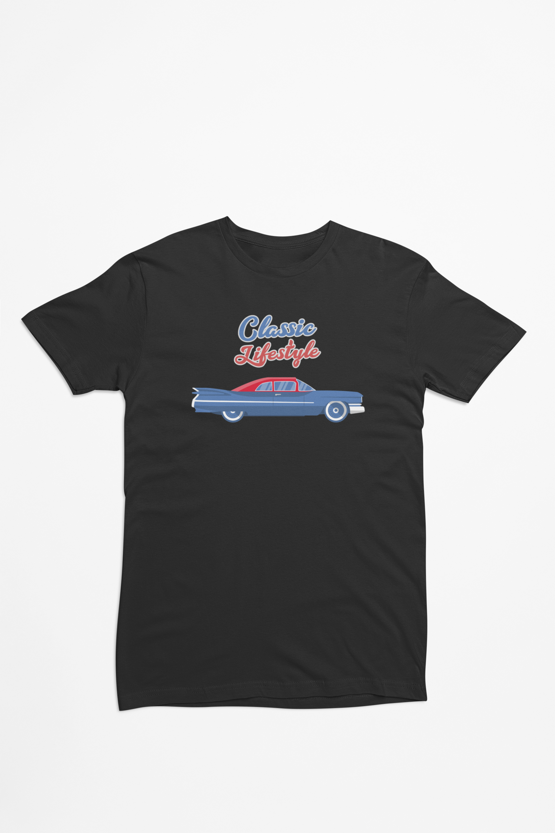 Chevrolet Old School bil sort T-shirt