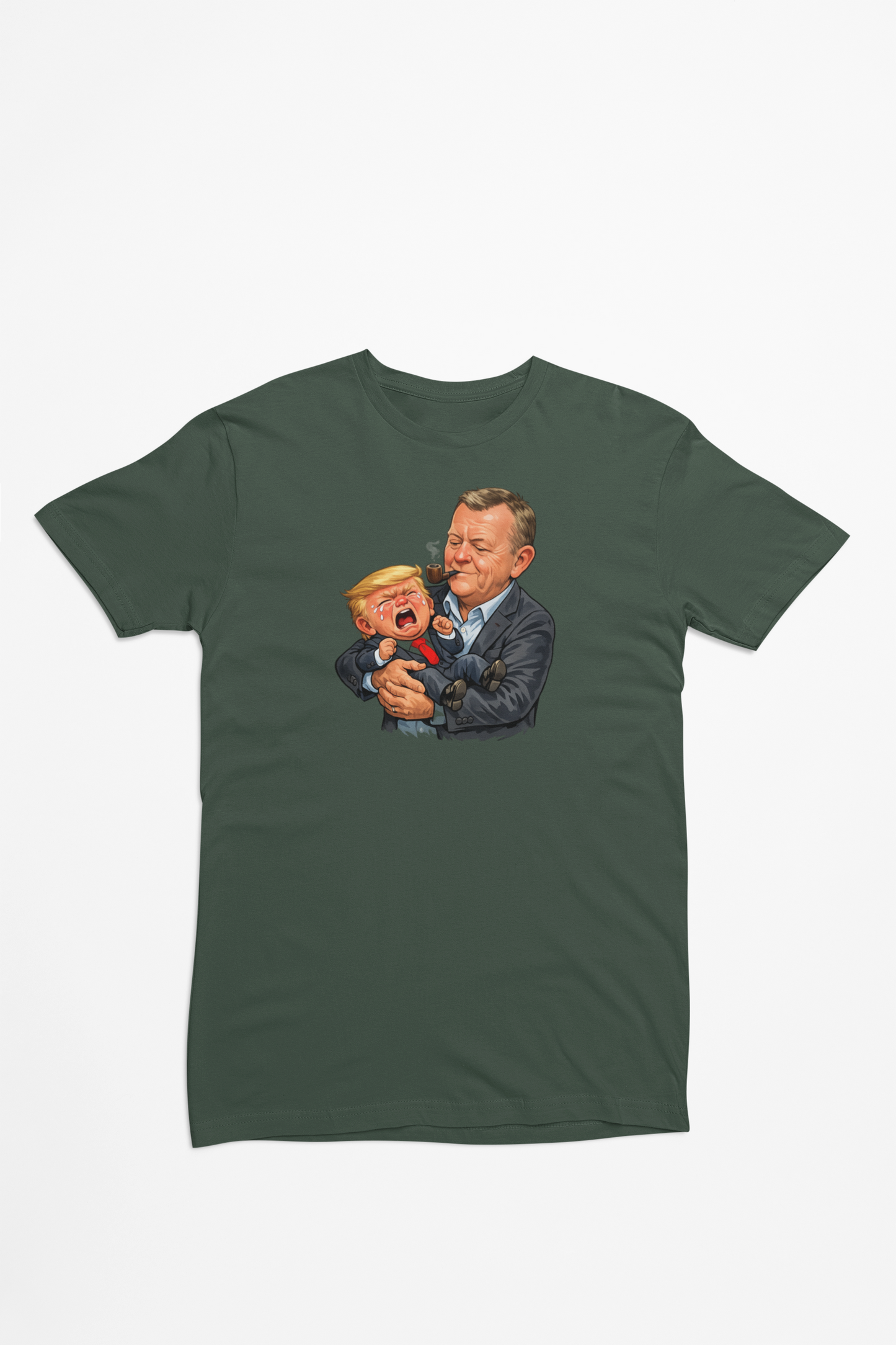 Løkke og Trump - T-shirt - Coolshirts.dk