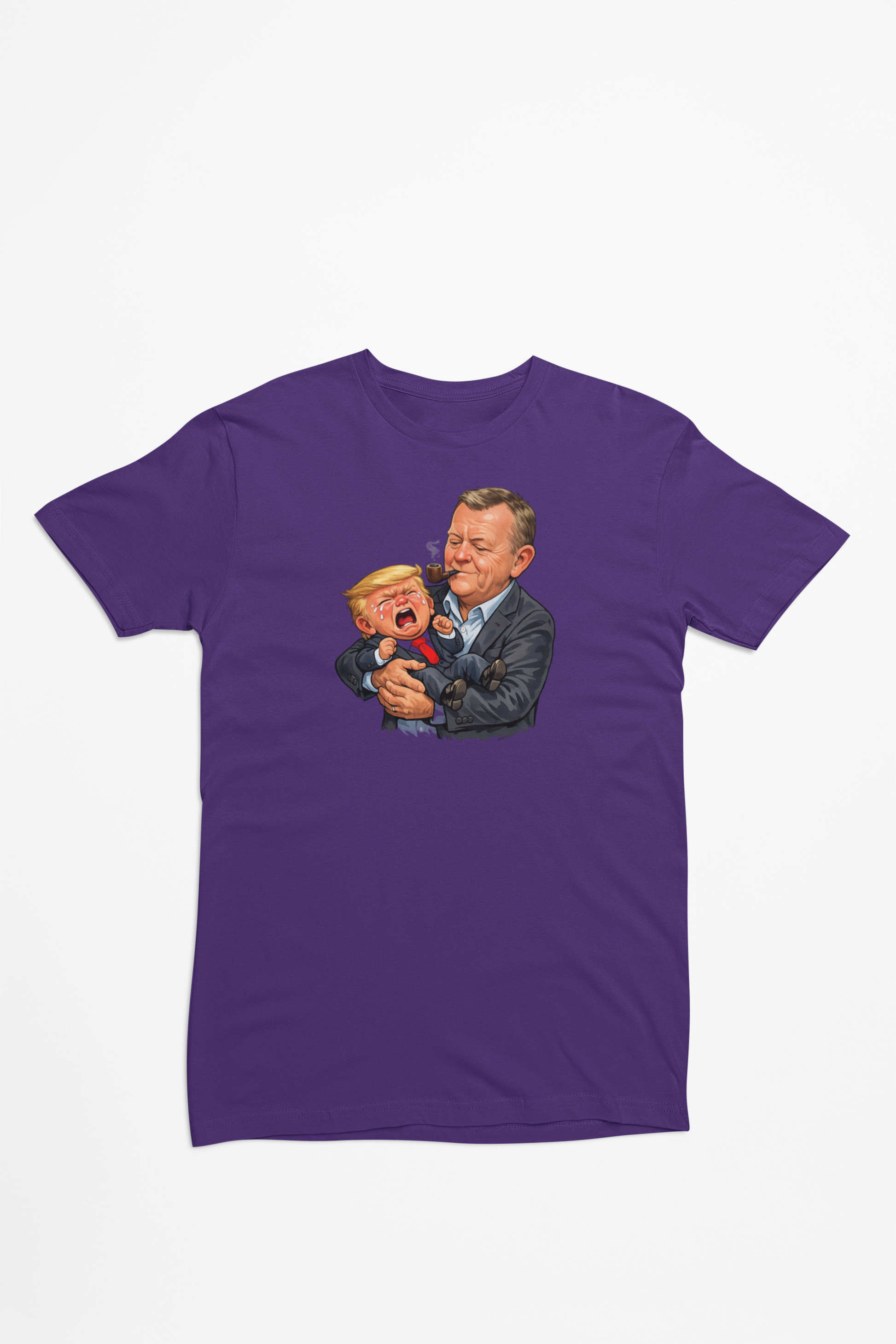 Løkke og Trump - T-shirt - Coolshirts.dk