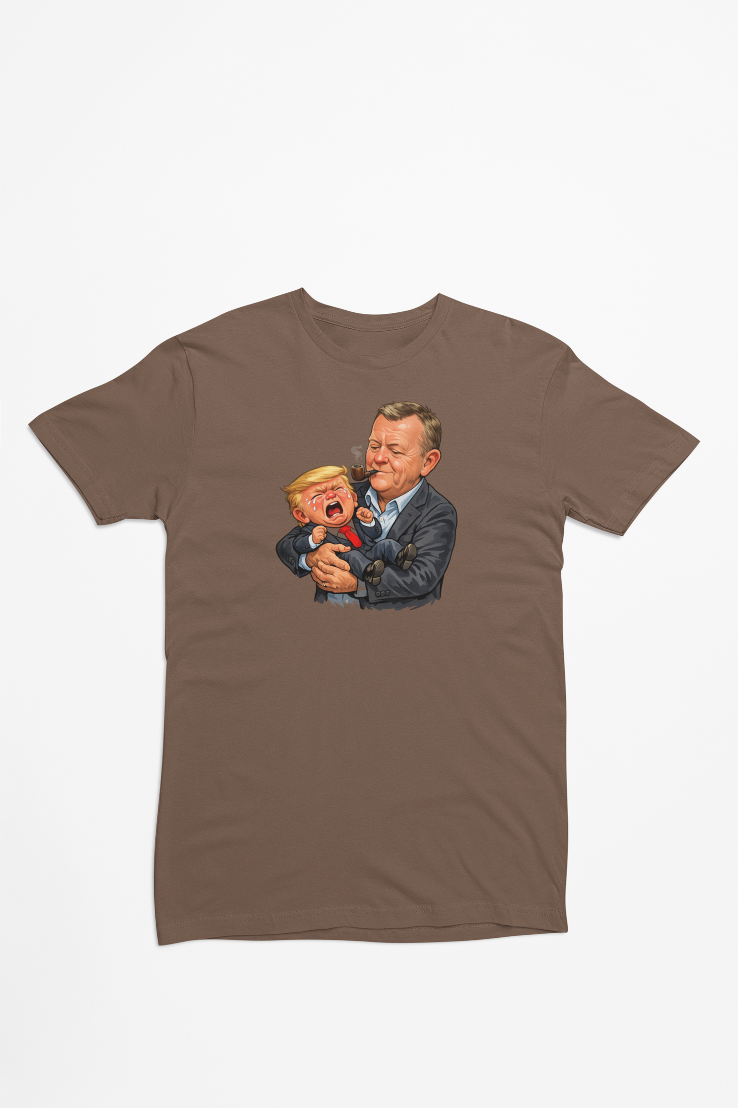 Løkke og Trump - T-shirt - Coolshirts.dk