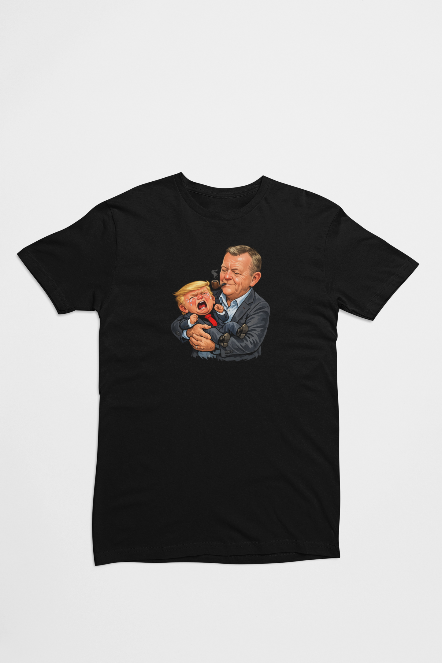 Lars Løkke og Trump sort T-shirt