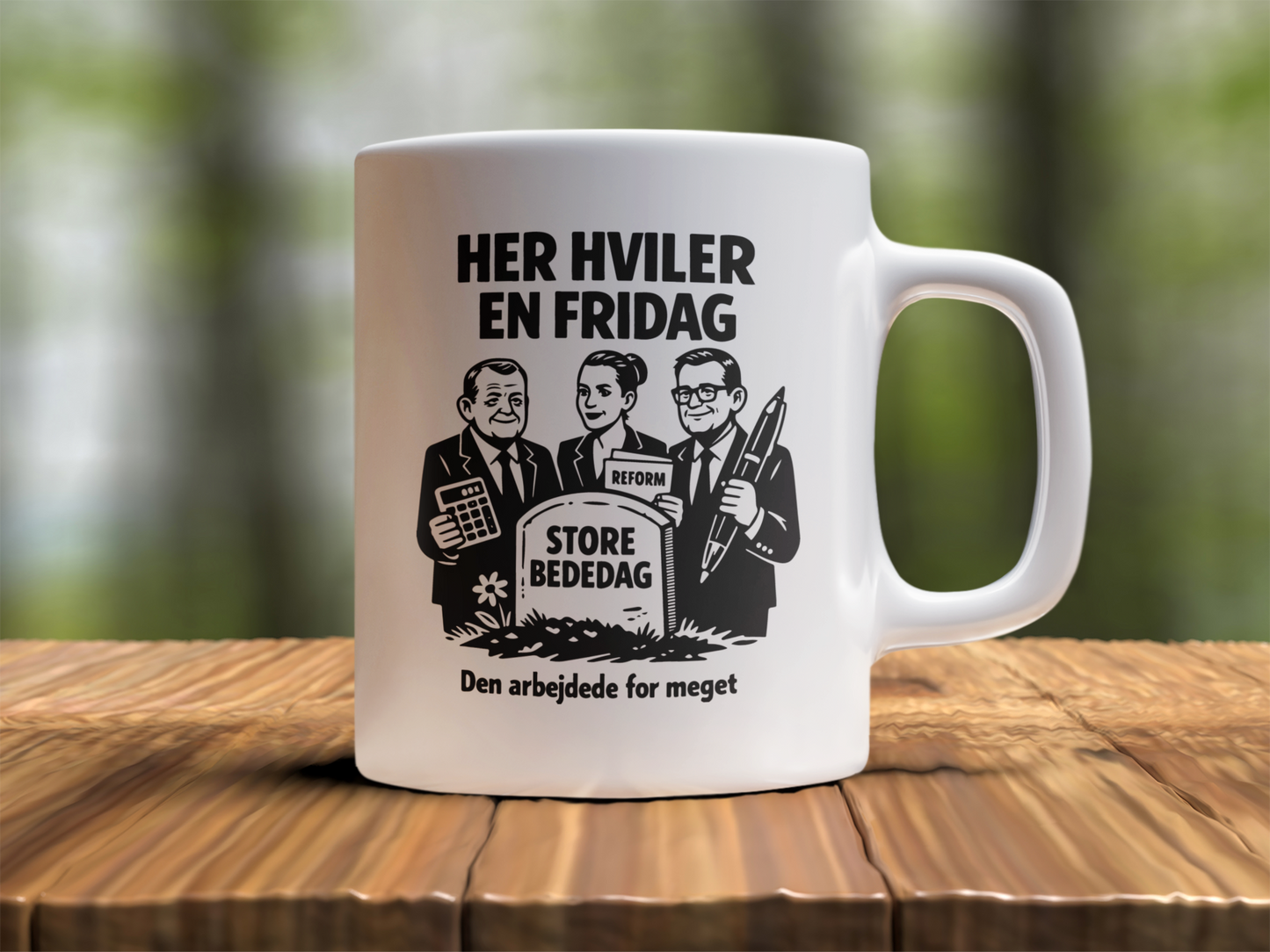 Her hviler store bededag - Kop