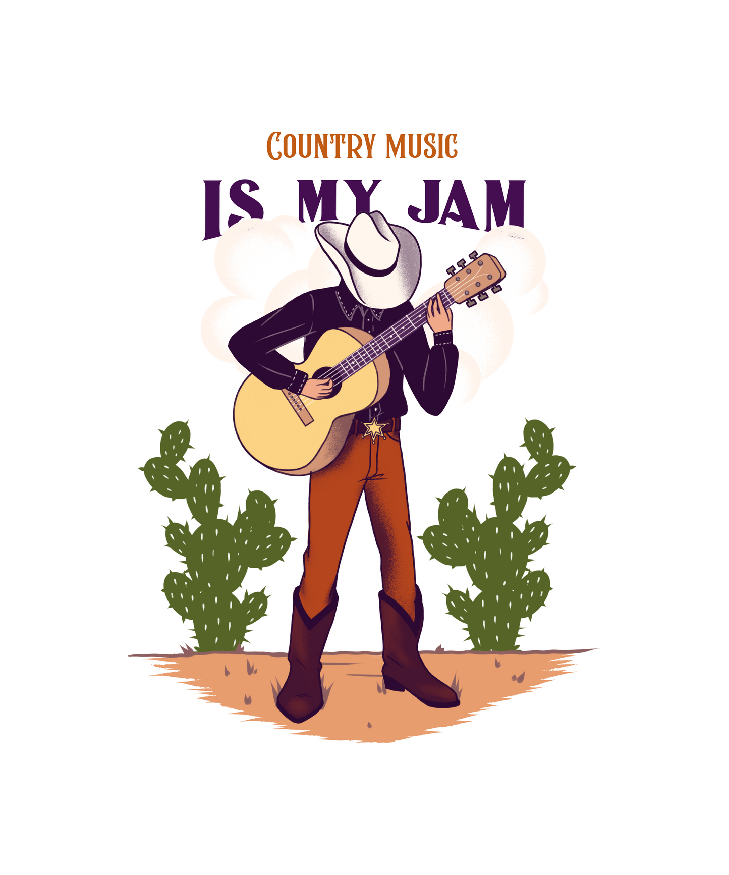 Country guitar - T-shirt