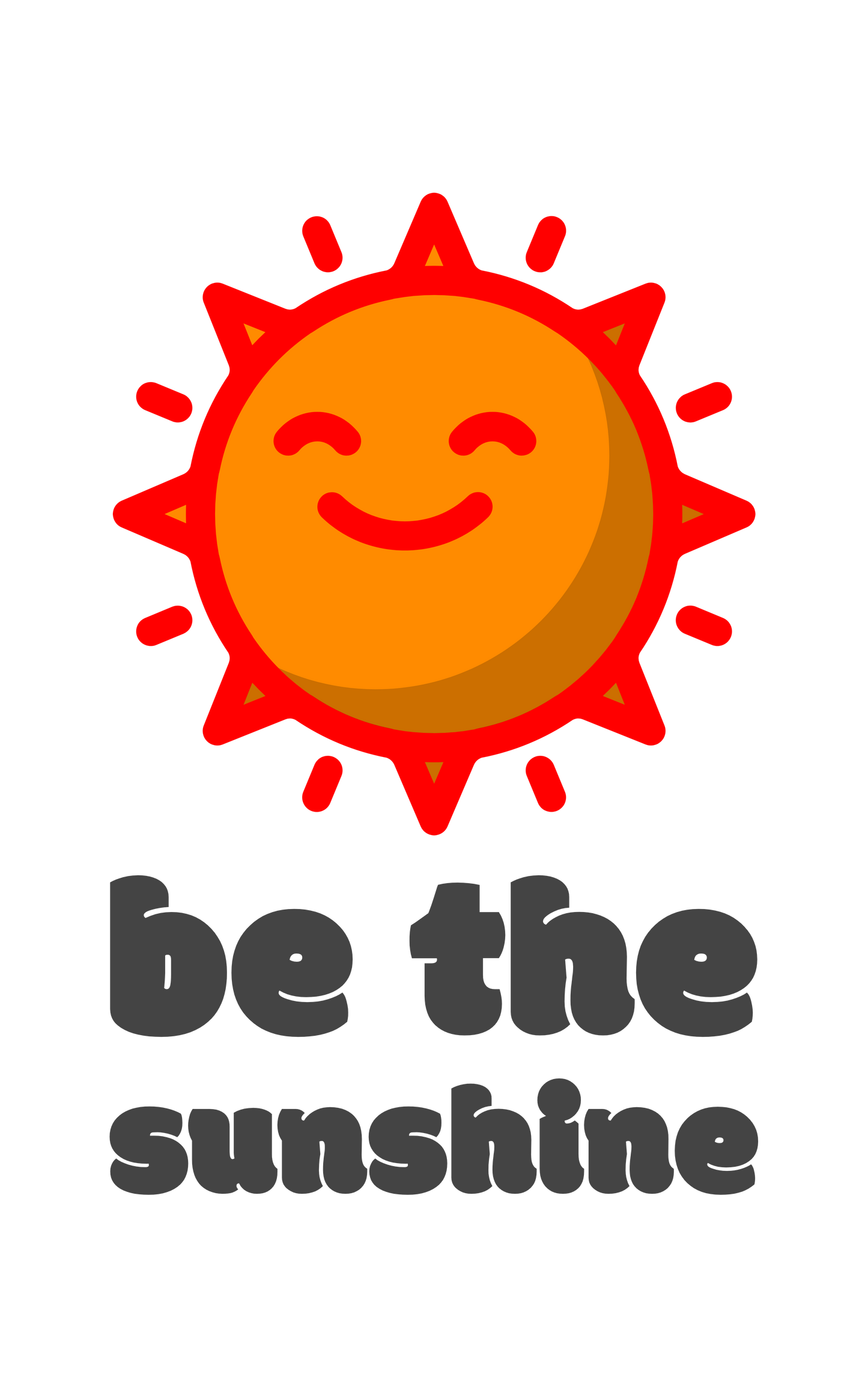 Be the sunshine – T-shirt - Coolshirts.dk