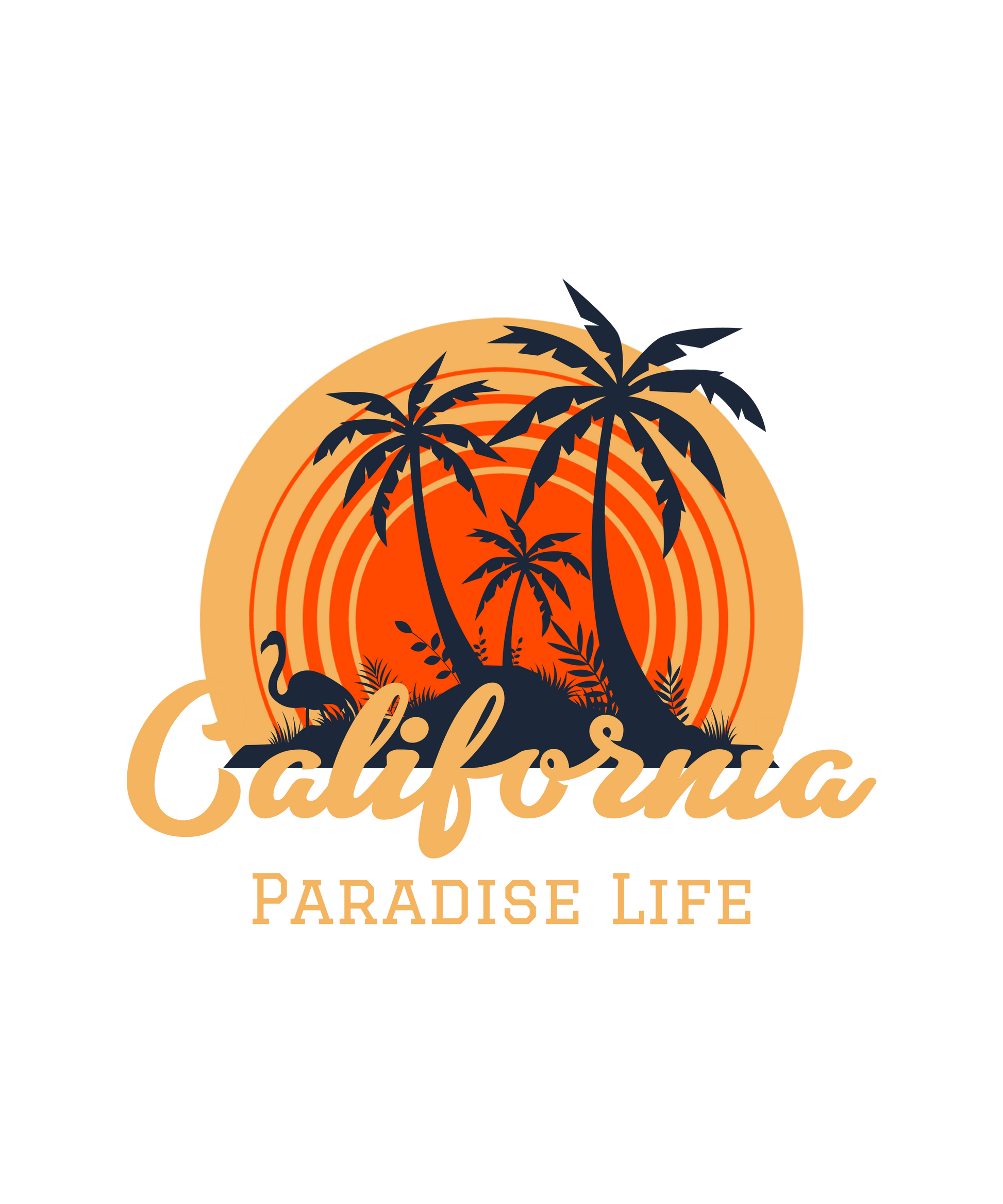 Paradise life – T-shirt - Coolshirts.dk