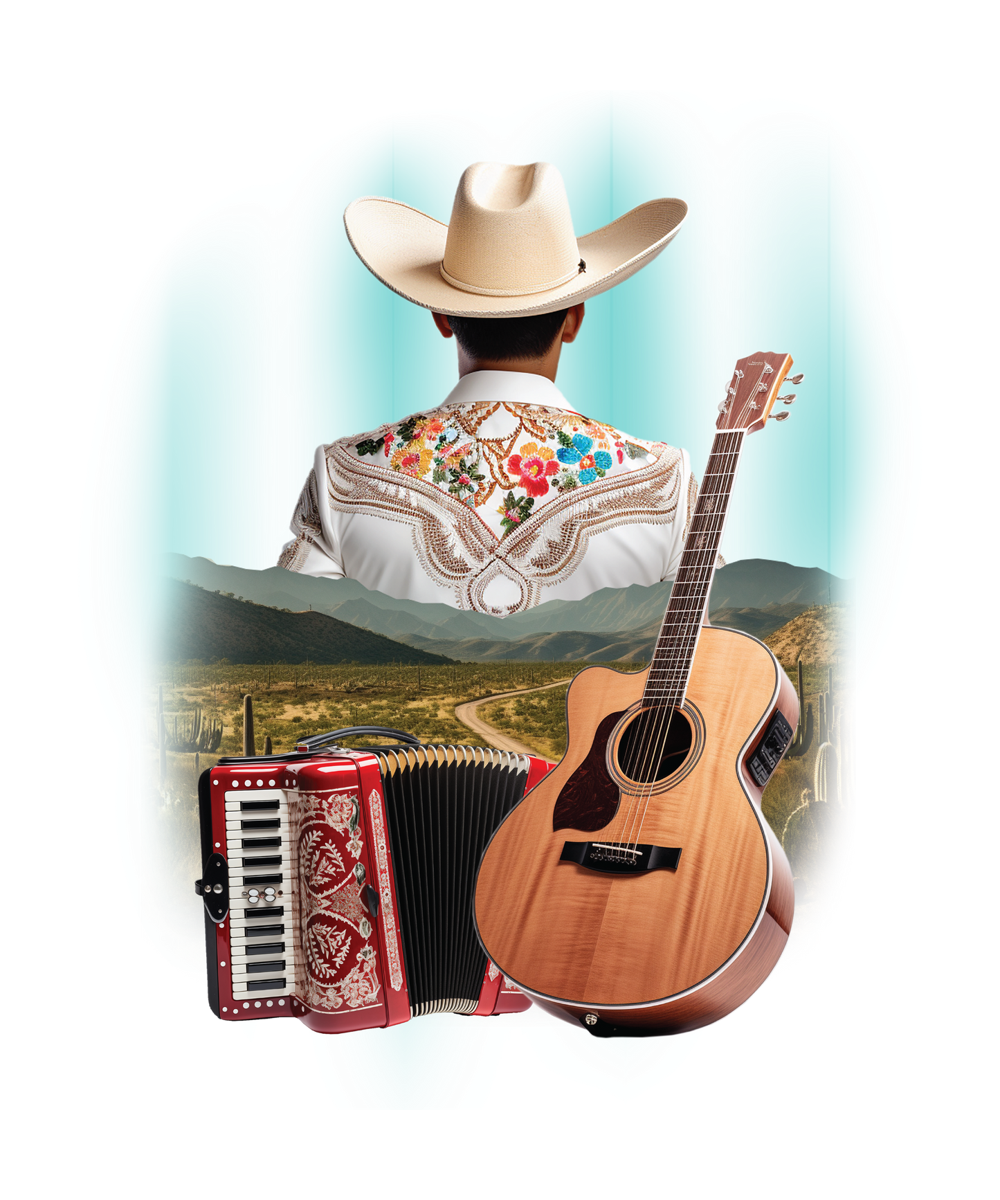 Mexicansk guitar - T-shirt