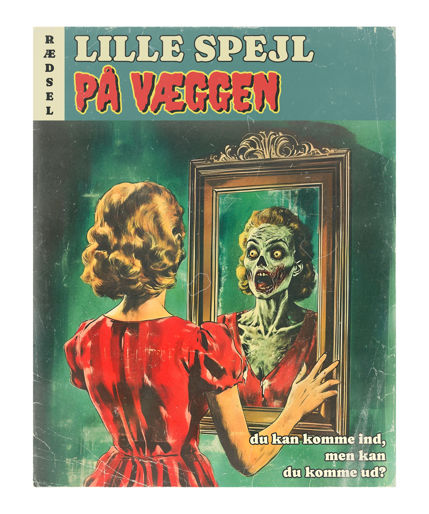 Lille Spejl På Væggen (Halloween) - T-shirt