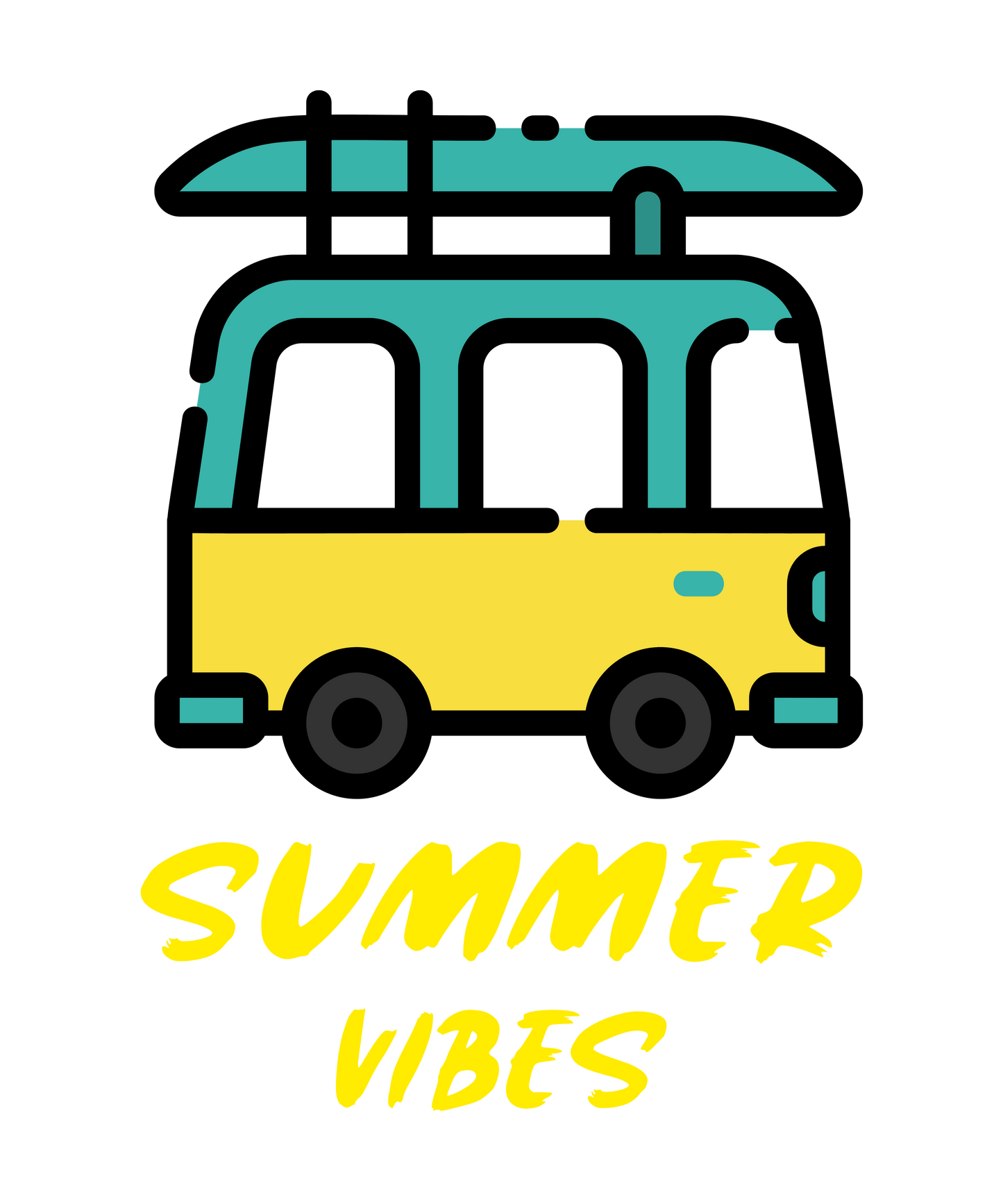 Summer vibes T-shirt - Coolshirts.dk