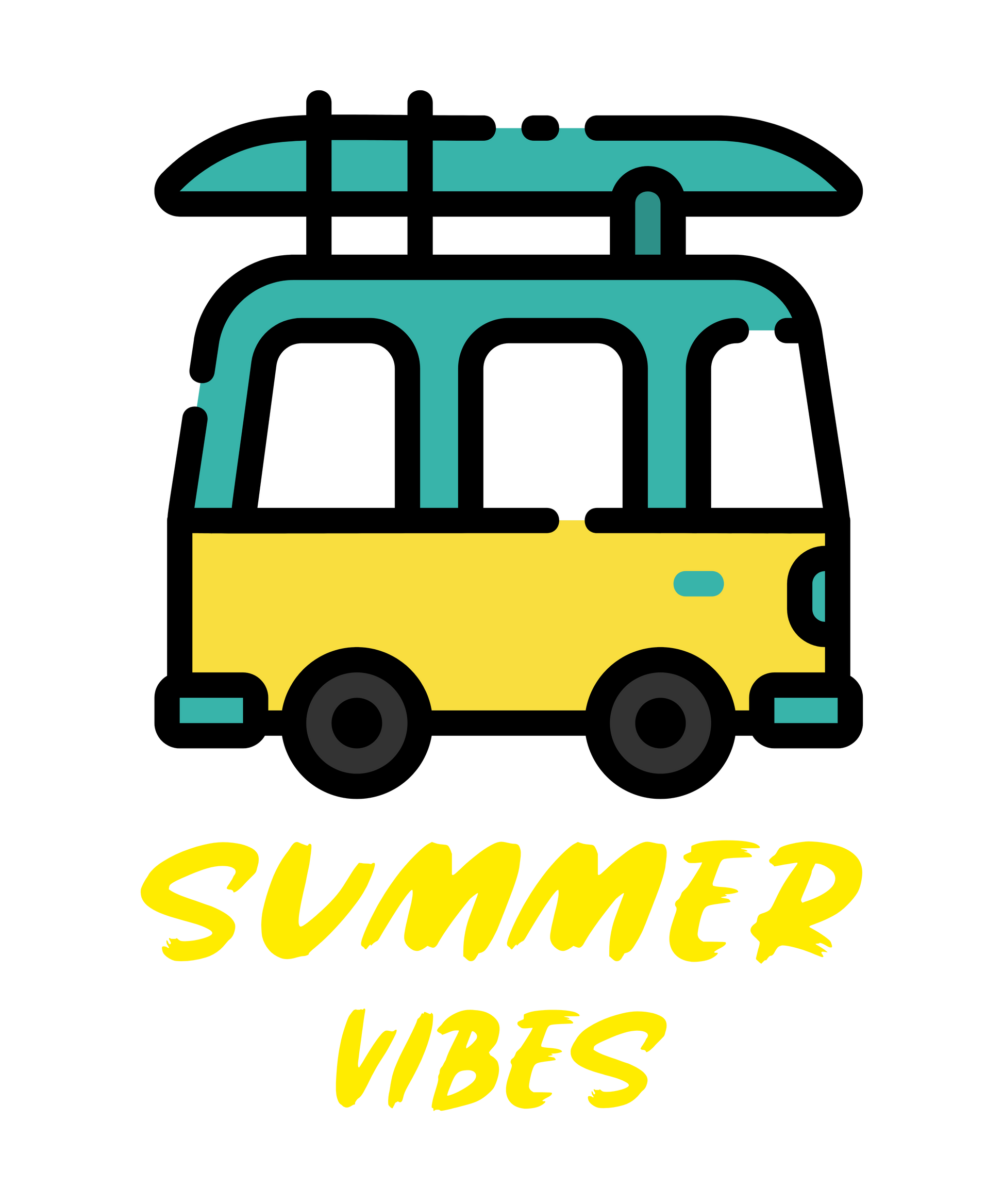 Summer vibes T-shirt - Coolshirts.dk