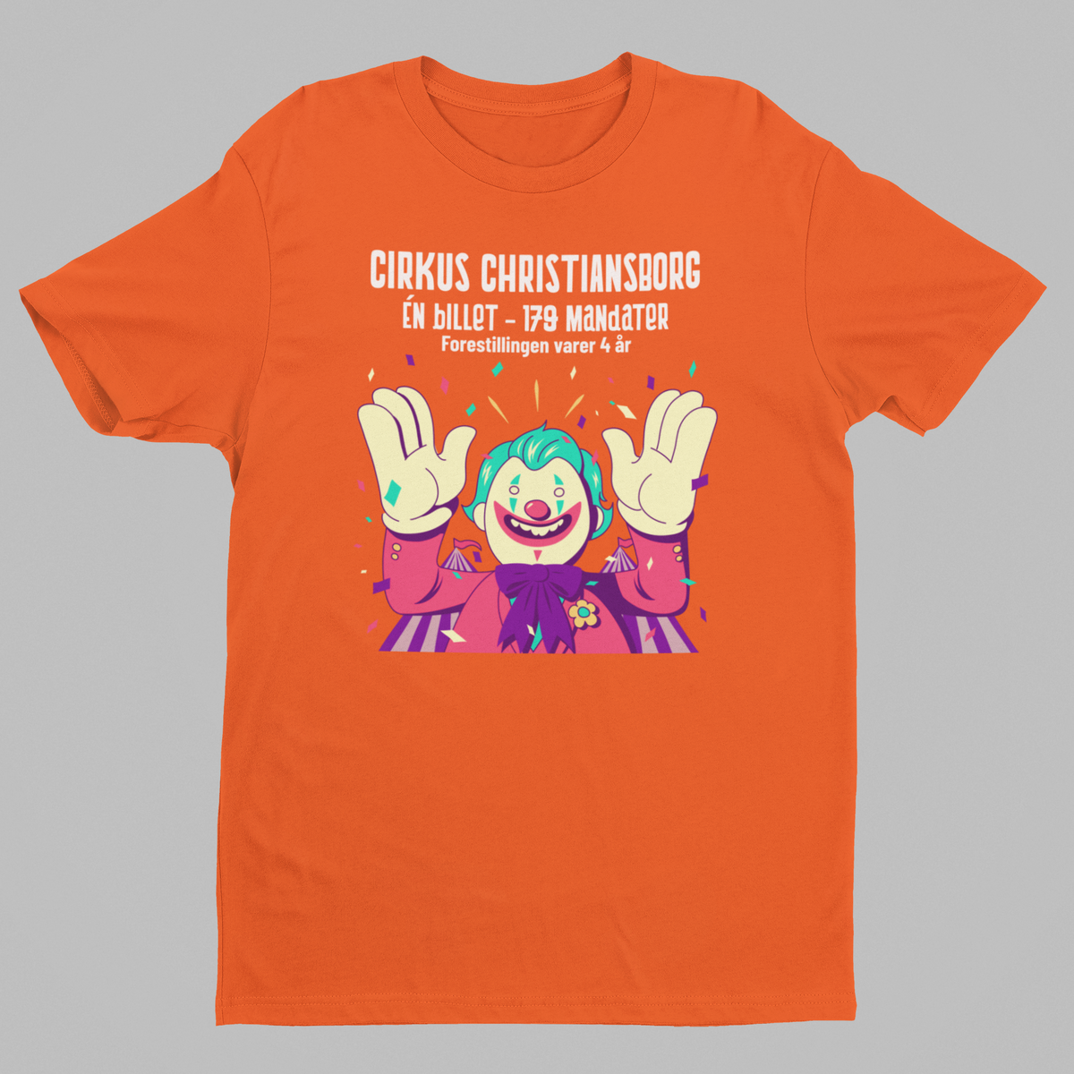 Cirkus Christiansborg orange T-shirt