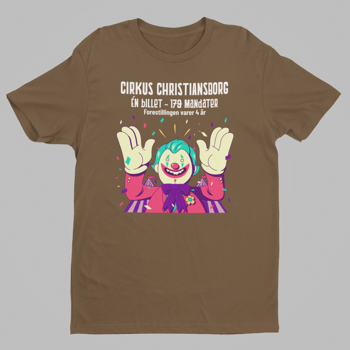 Cirkus Christiansborg brun T-shirt