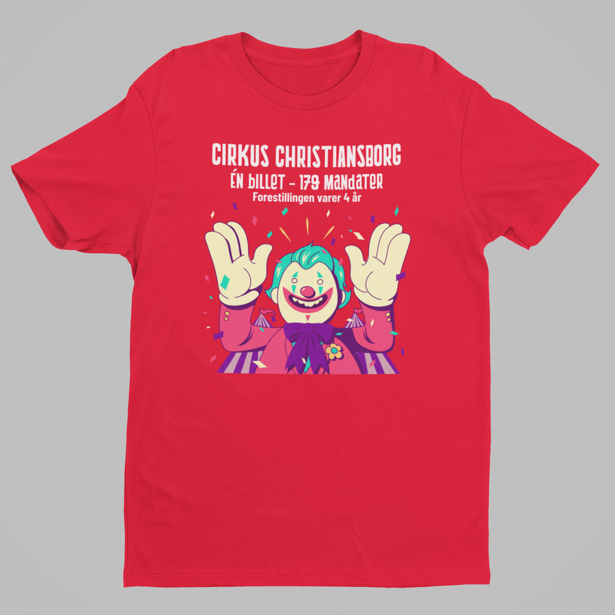 Cirkus Christiansborg rød T-shirt