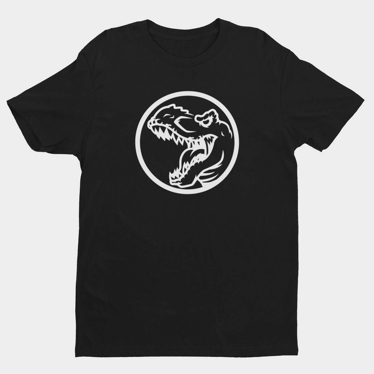 T-Rex T-shirt sort – Et råt dinosaurmotiv med masser af attitude