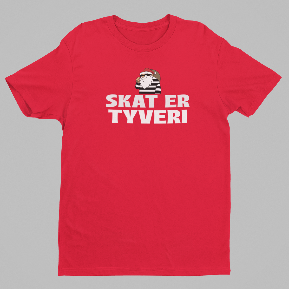 Skat er tyveri - Juletyven T-shirt