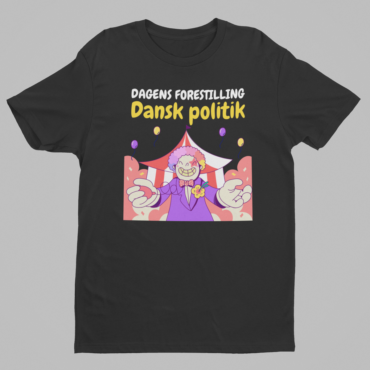 Dagens forestilling, Dansk politk - sort T-shirt