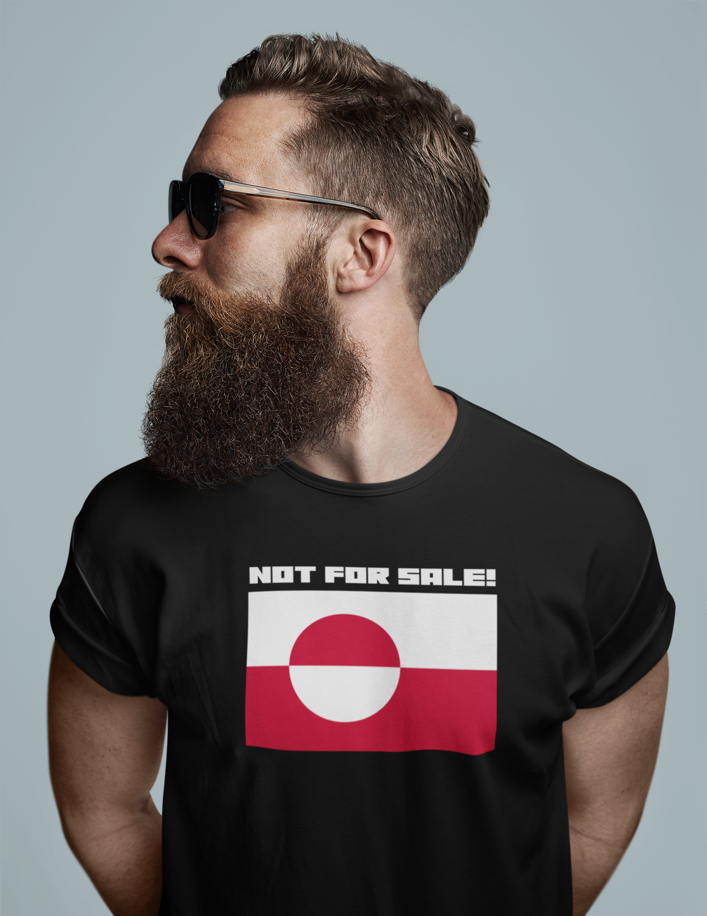 Grønland Not For Sale - T-shirt - Coolshirts.dk