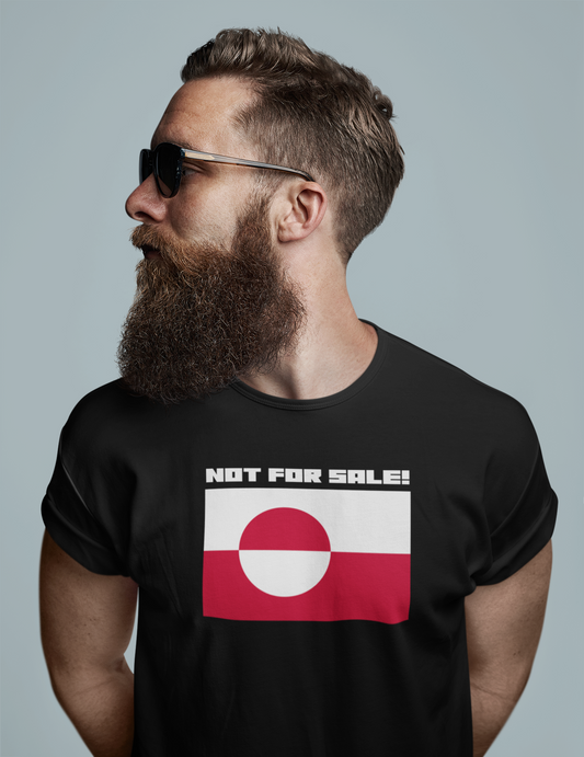 Grønland Not For Sale - T-shirt - Coolshirts.dk