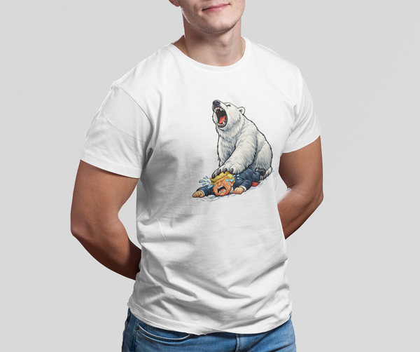 Anti-Trump Grønland - T-shirt - Coolshirts.dk