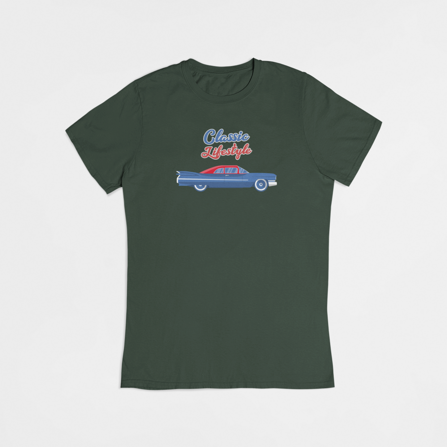 Chevrolet Old School bil - T-shirt - Coolshirts.dk