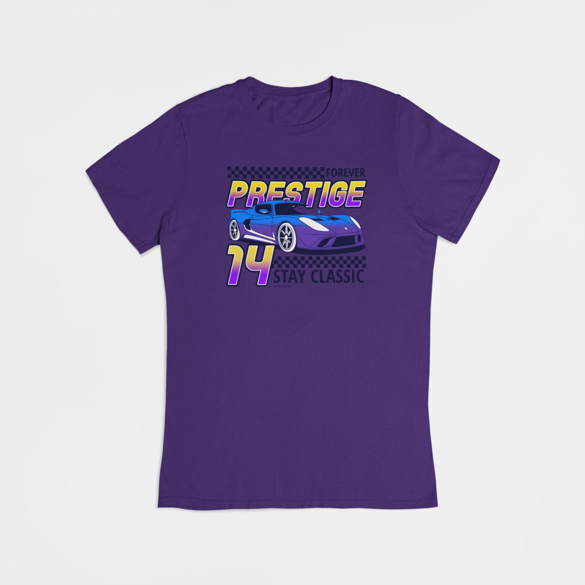 Classic Lowrider Car - T-shirt - Coolshirts.dk