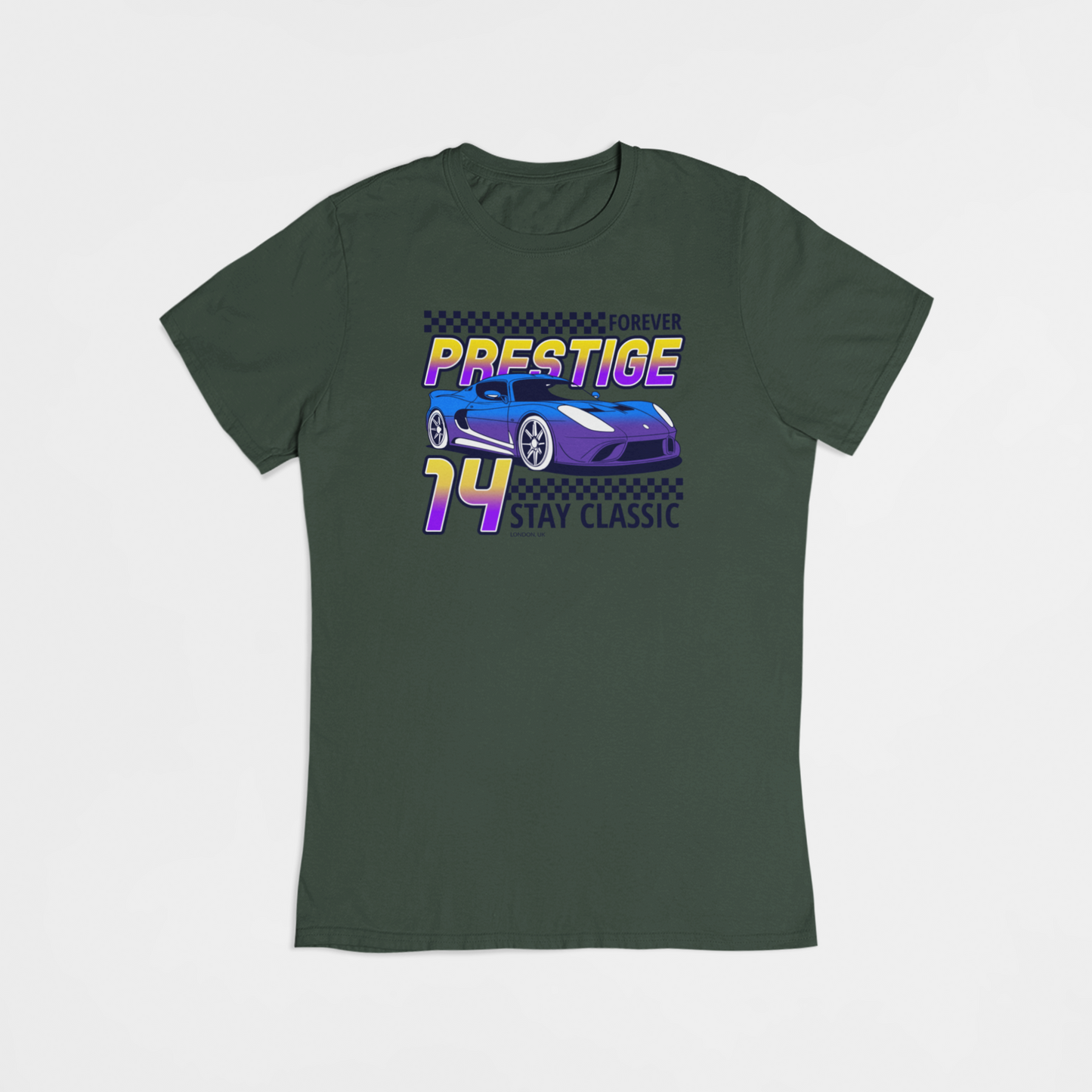 Classic Lowrider Car - T-shirt - Coolshirts.dk