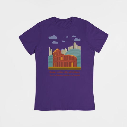 Colosseum i Rom Italien - T-shirt - Coolshirts.dk