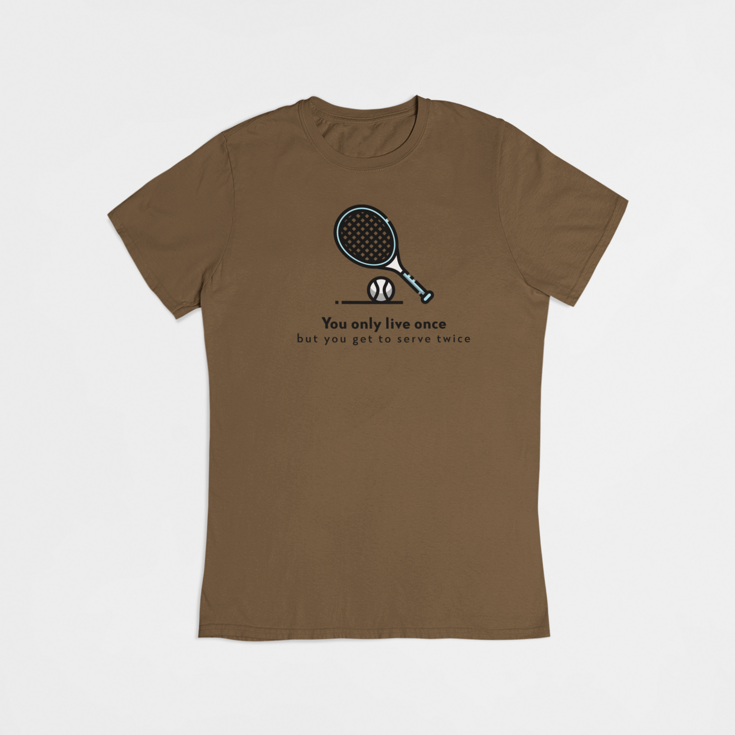 Tennis ketcher - T-shirt - Coolshirts.dk