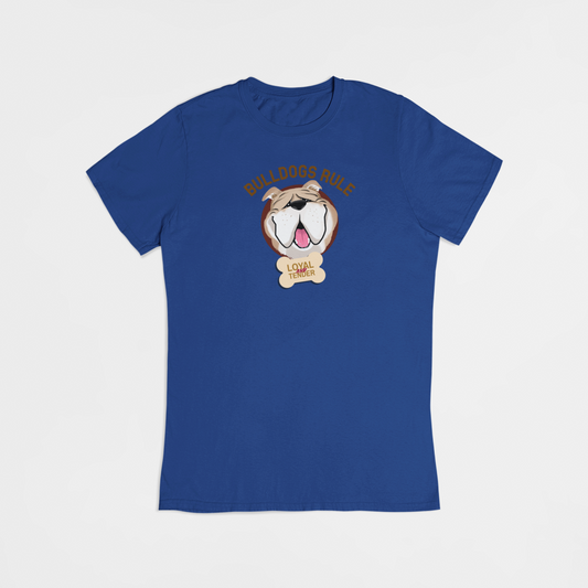 Bulldog hund - T-shirt