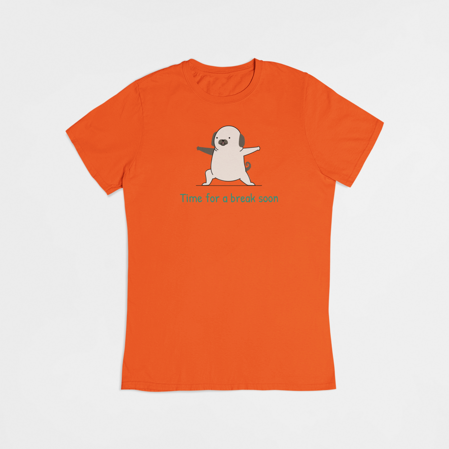 Hund yoga pose- T-shirt