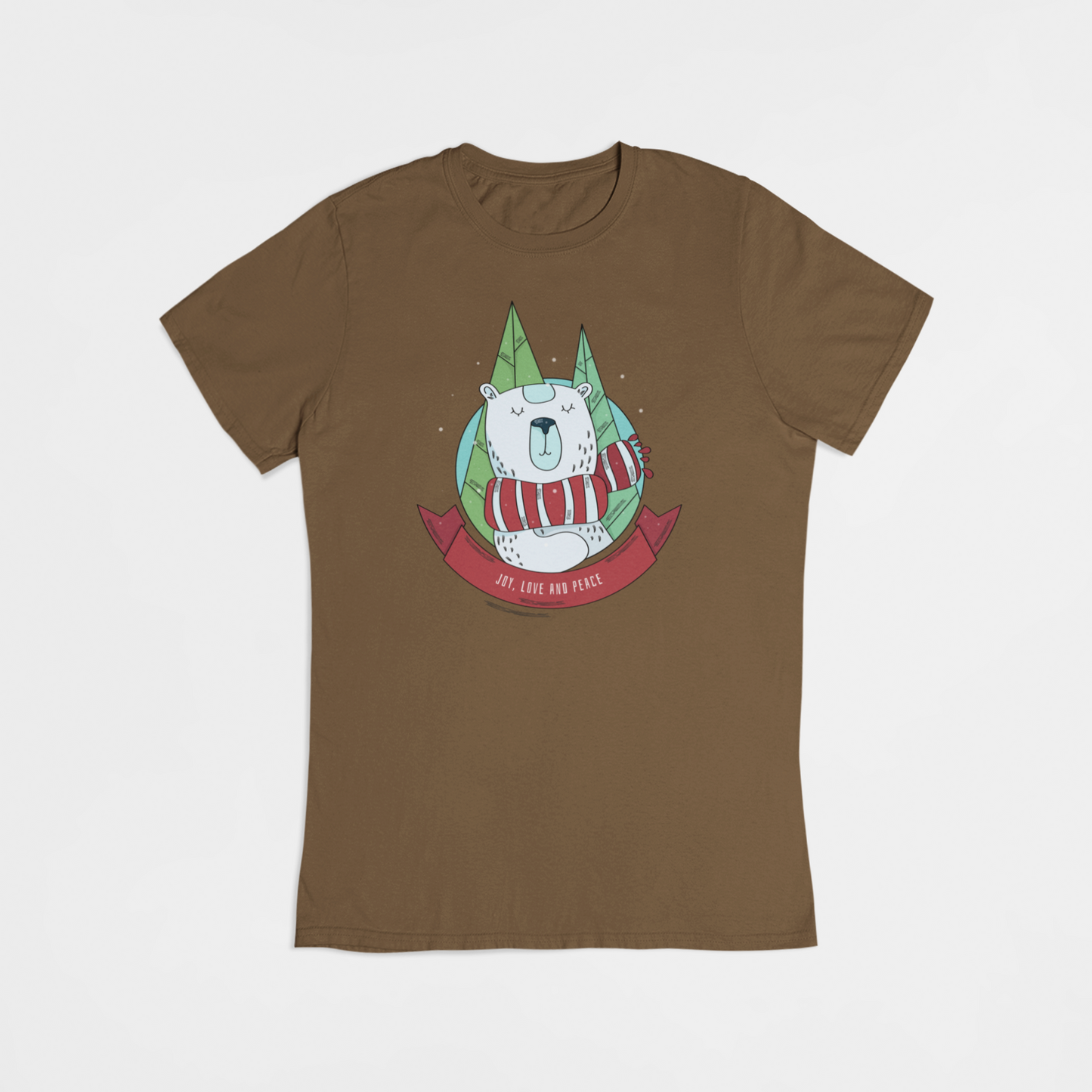 Jule isbjørn - T-shirt