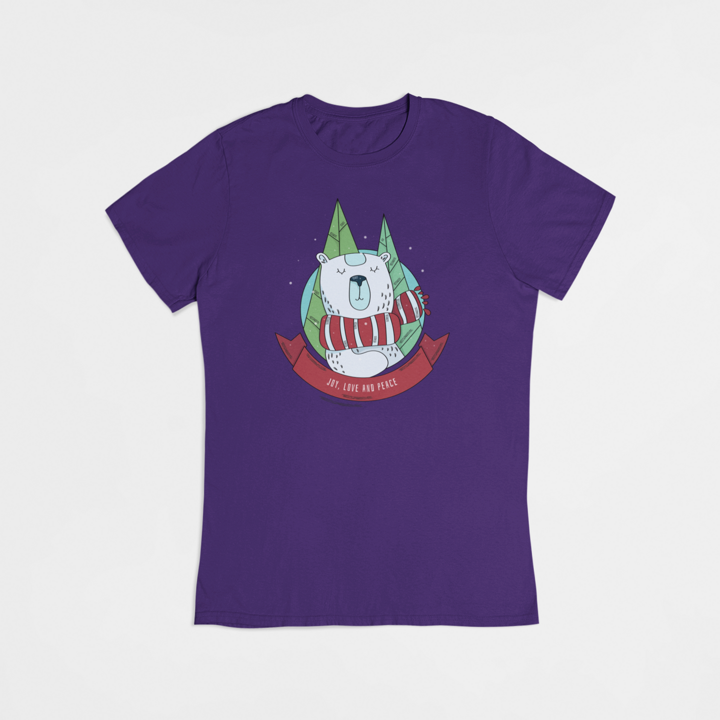 Jule isbjørn - T-shirt