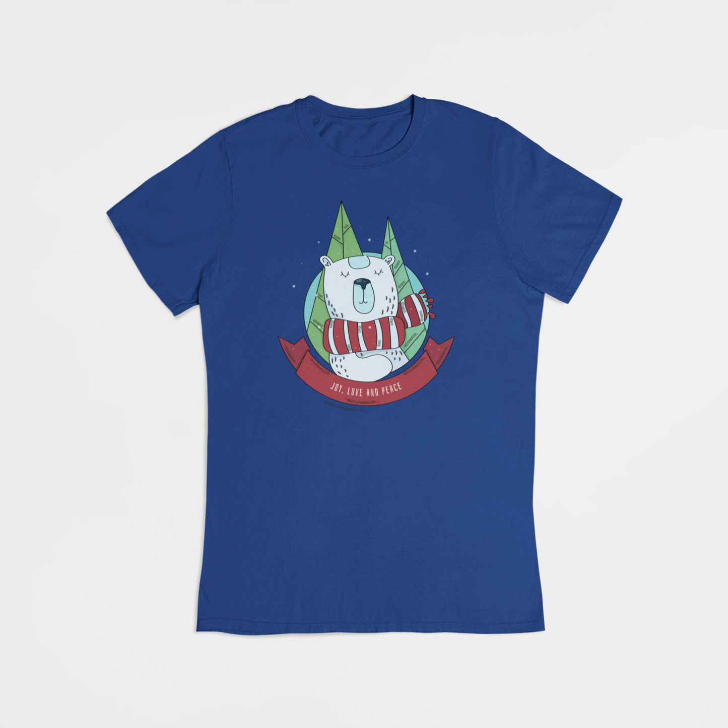 Jule isbjørn - T-shirt