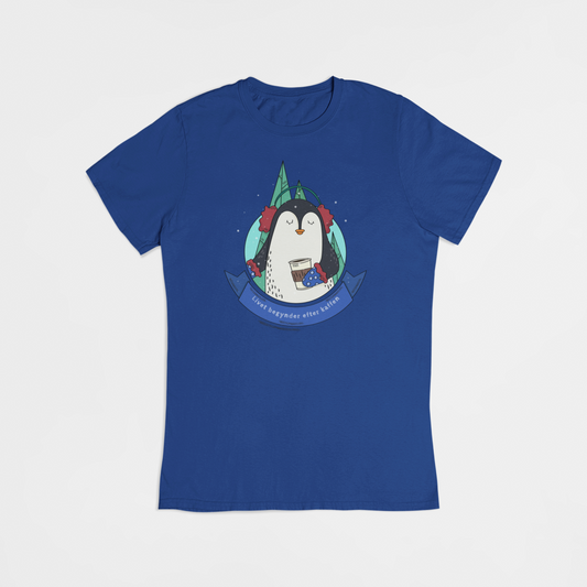 Livet begynder efter kaffen - T-shirt