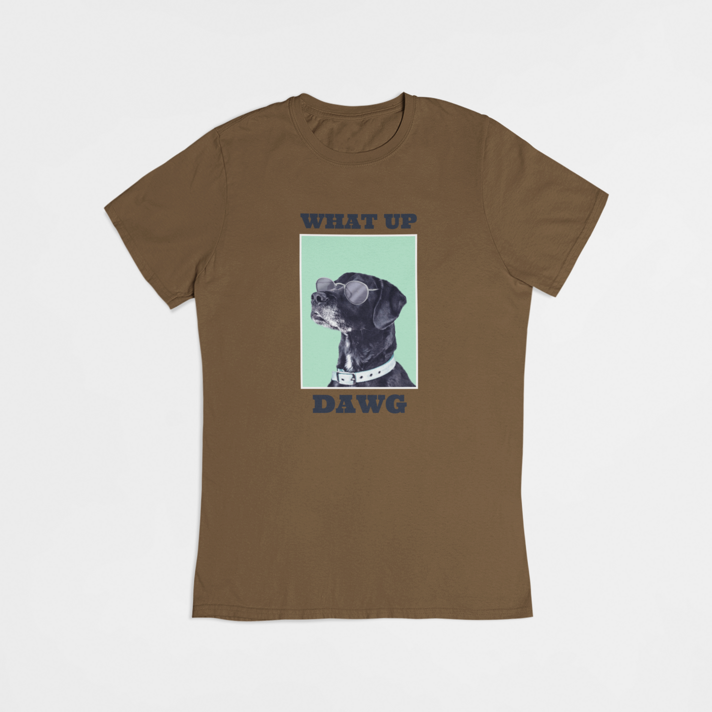 Sjov hund med solbriller - T-shirt