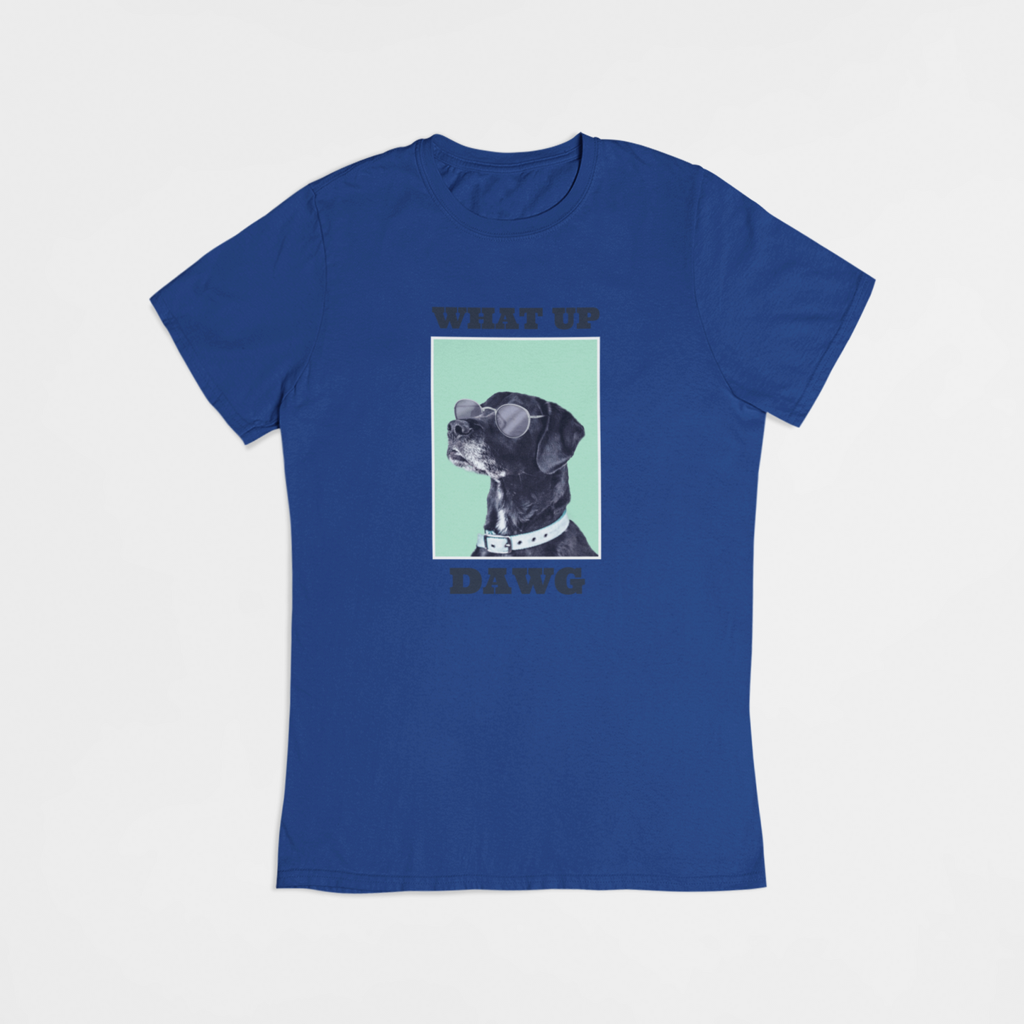 Sjov hund med solbriller - T-shirt