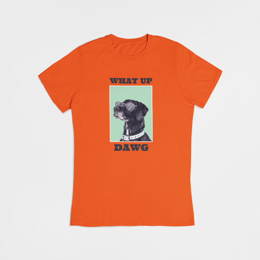 Sjov hund med solbriller - T-shirt