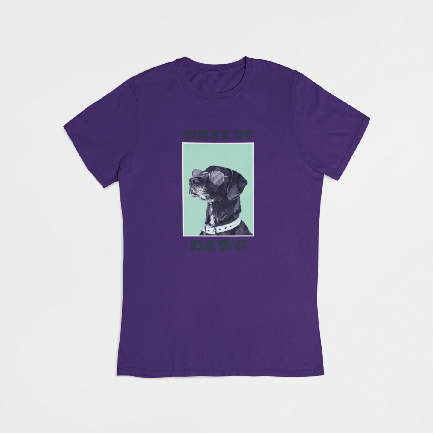 Sjov hund med solbriller - T-shirt