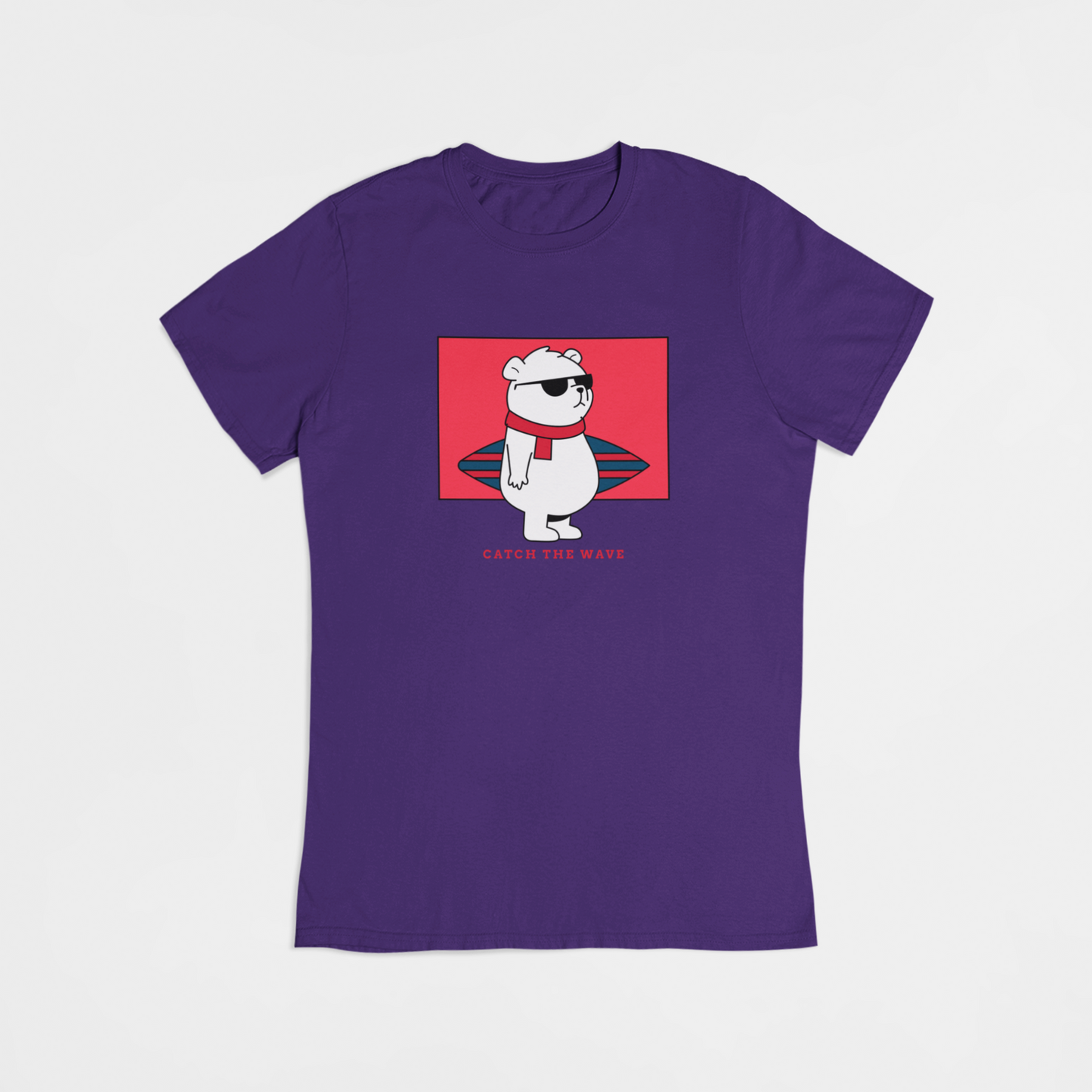 Surfer snemand - T-shirt - Coolshirts.dk