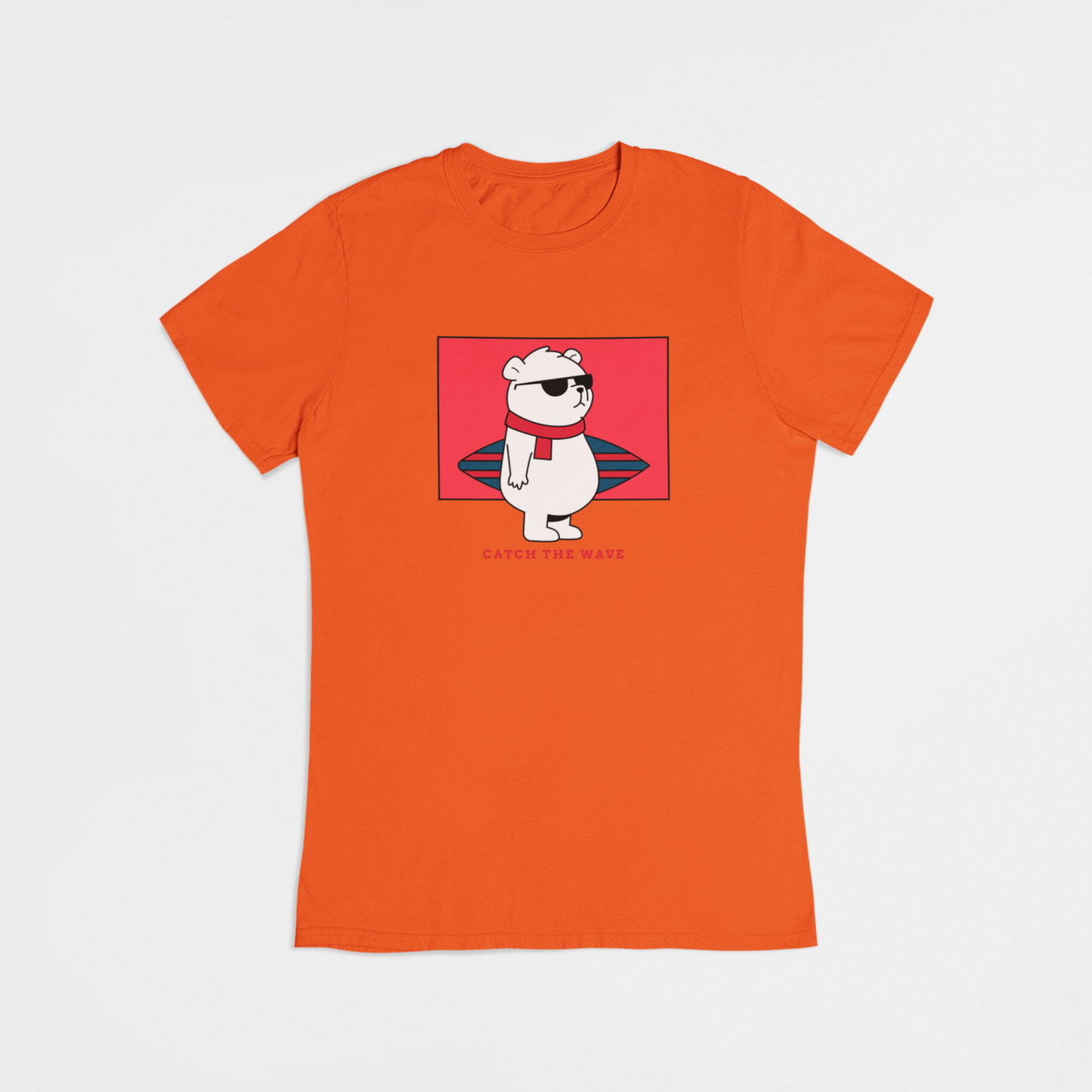 Surfer snemand - T-shirt - Coolshirts.dk
