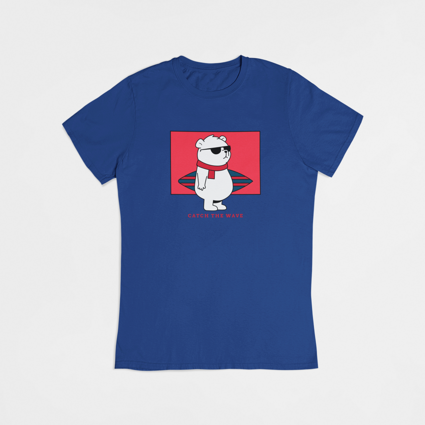 Surfer snemand - T-shirt - Coolshirts.dk