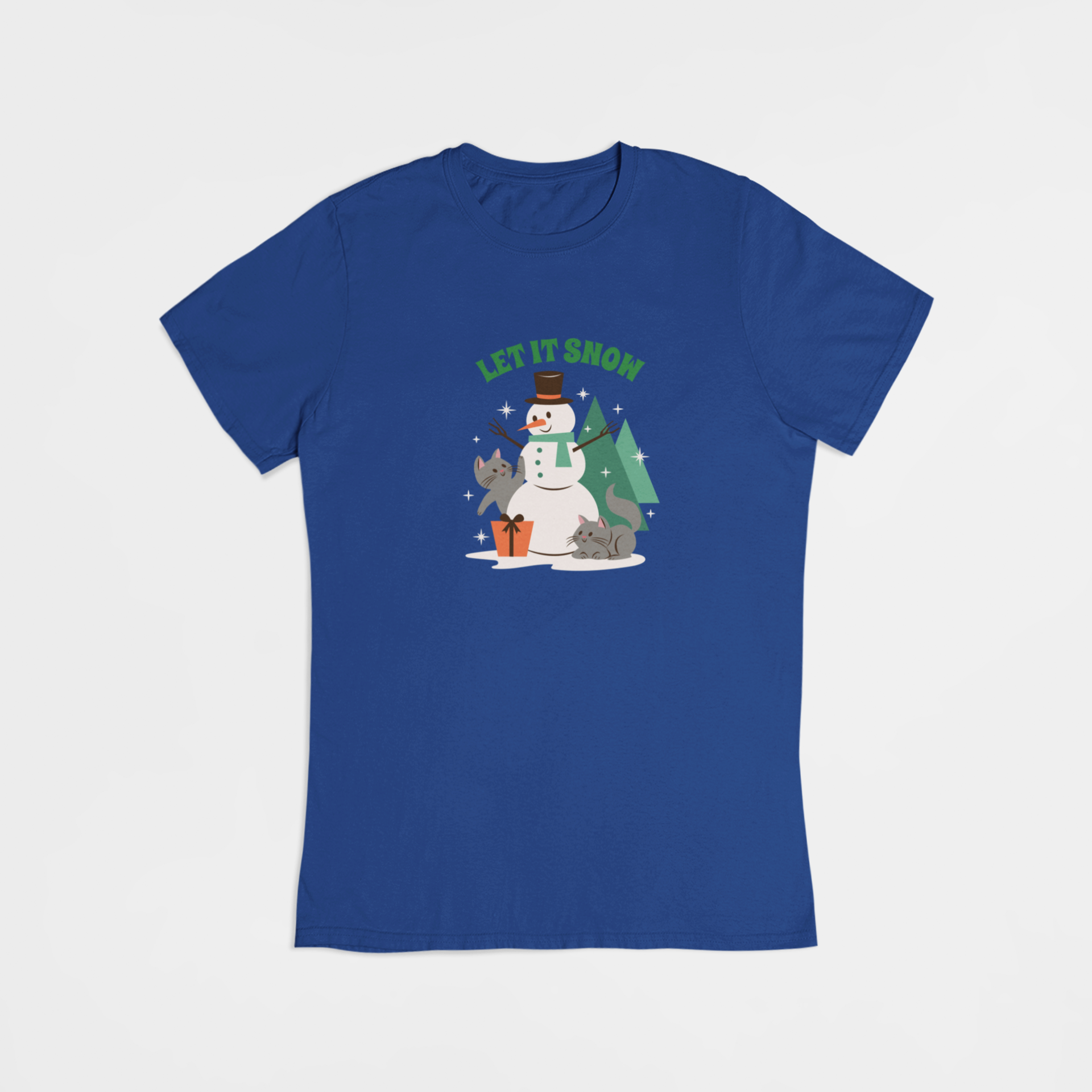 Jule snemand - T-shirt - Coolshirts.dk