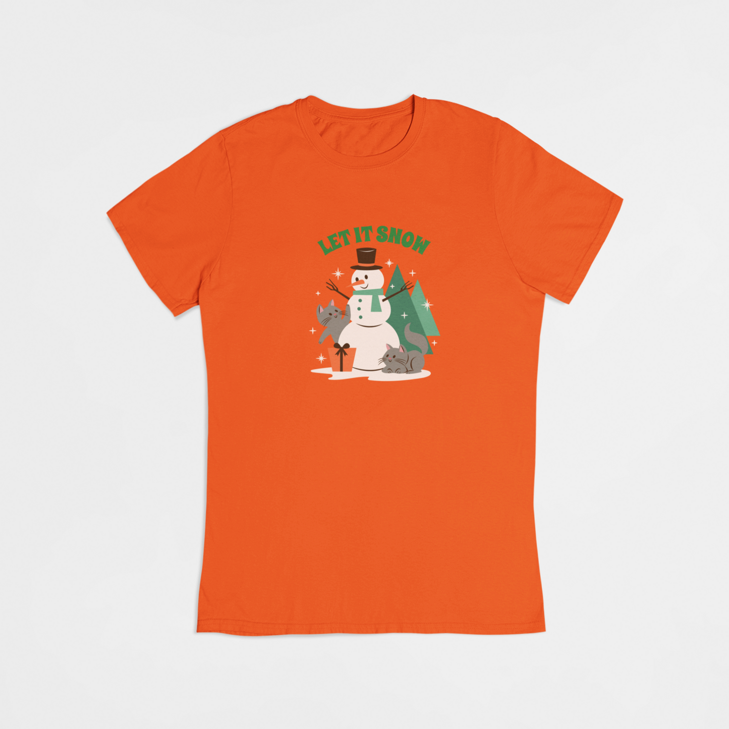Jule snemand - T-shirt - Coolshirts.dk