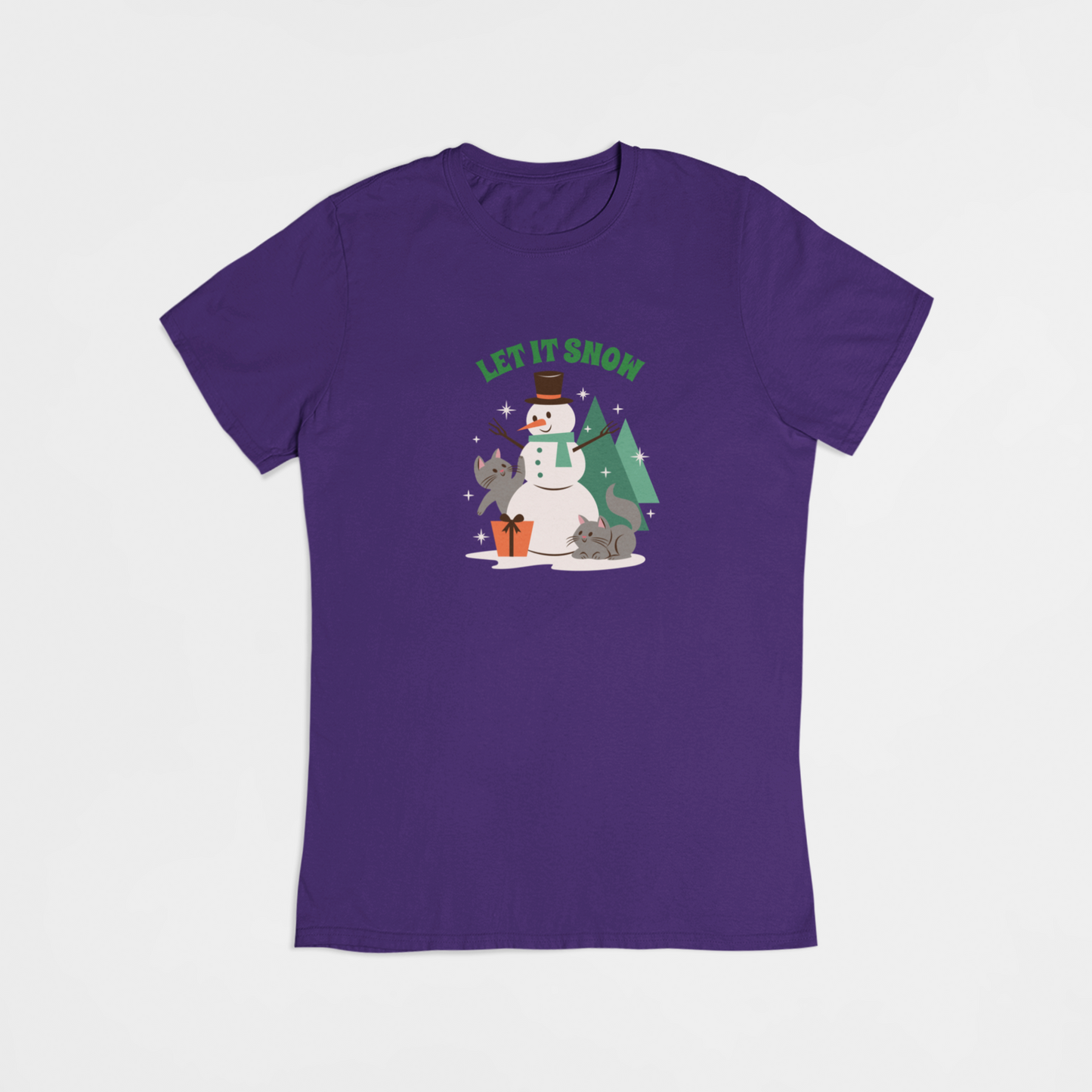 Jule snemand - T-shirt - Coolshirts.dk