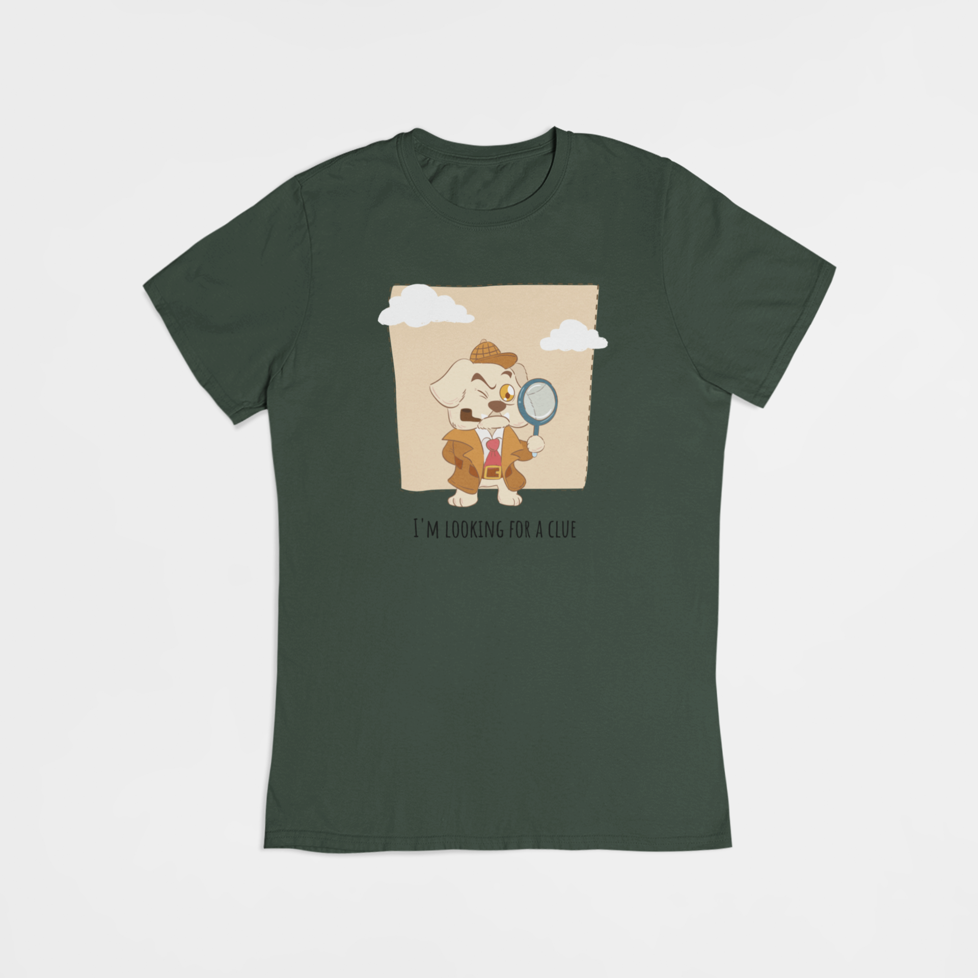 Hunde detektiv - T-shirt - Coolshirts.dk